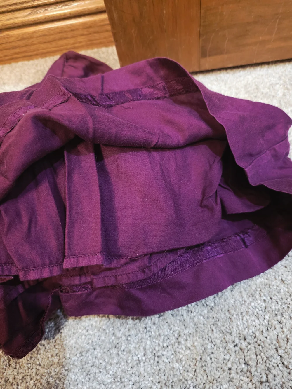 Tea Collection Girls Plum Cotton Gathered Dress